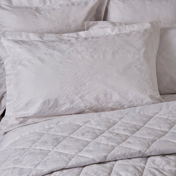 Dorma Purity Kempley White Oxford Pillowcase Pair White
