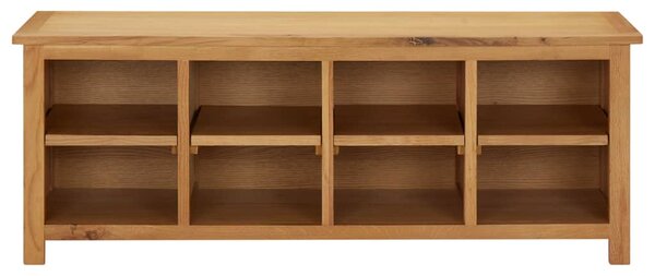 Shoe Rack 114x37x45 cm Solid Oak Wood