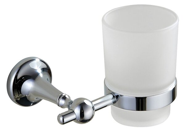 Bathstore Traditional Tumbler and Holder - Chrome