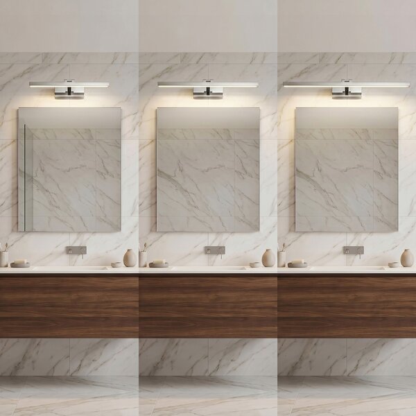 Bathroom LED wall sconce APP1858-1W 60 cm Chrome