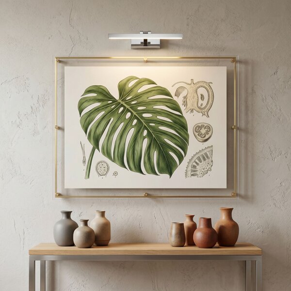Bathroom LED wall sconce APP1857-1W 40cm Chrome