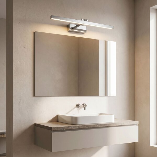 Bathroom LED wall sconce APP1858-1W 60 cm Chrome