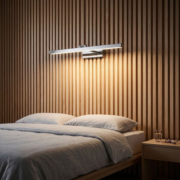 Bathroom LED wall sconce APP1858-1W 60 cm Chrome