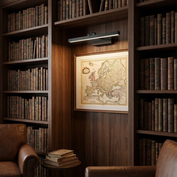 Bathroom LED wall sconce APP1867-1W 60 cm Black