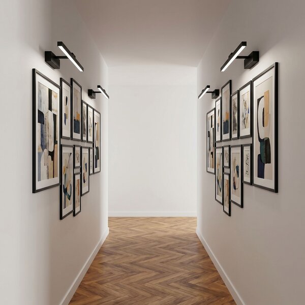 Bathroom LED wall sconce APP1866-1W 40 cm Black