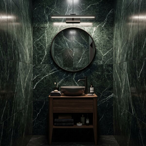 Bathroom LED wall sconce APP1867-1W 60 cm Black
