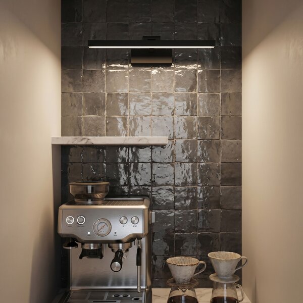 Bathroom LED wall sconce APP1866-1W 40 cm Black