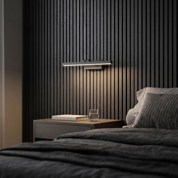 Bathroom LED wall sconce APP1866-1W 40 cm Black