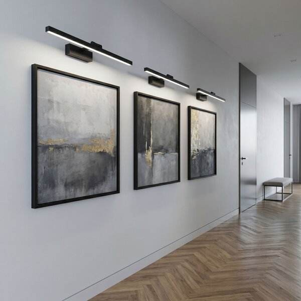 Bathroom LED wall sconce APP1867-1W 60 cm Black