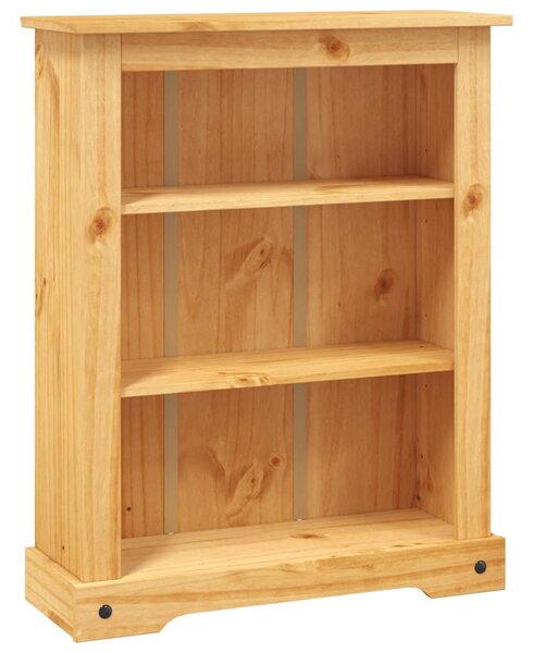 3-Tier Bookcase Mexican Pine Corona Range 80x29x100 cm