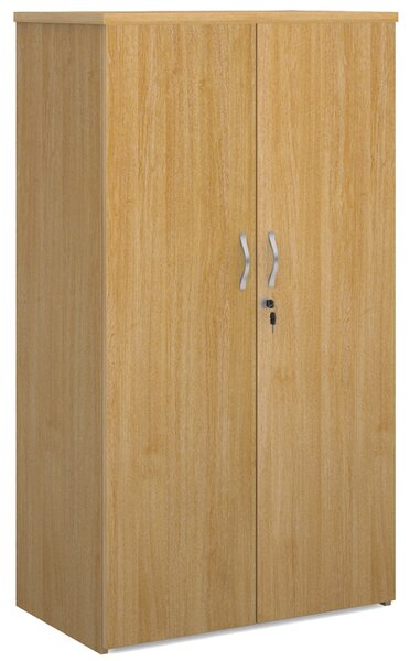 Tully Double Door Cupboards, 3 Shelf - 80wx47dx144h (cm), Oak
