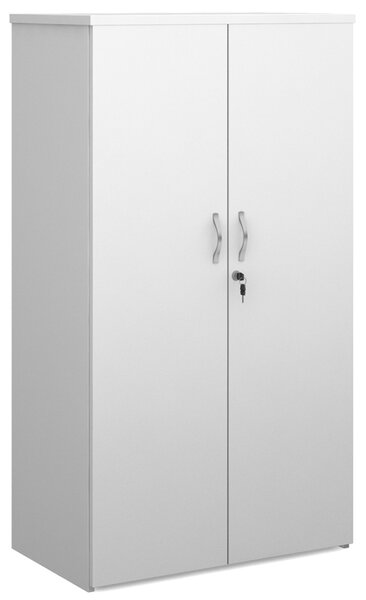 Tully Double Door Cupboards, 3 Shelf - 80wx47dx144h (cm), White