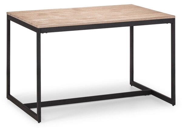 Tribeca 4 Seater Rectangular Dining Table, Black Black