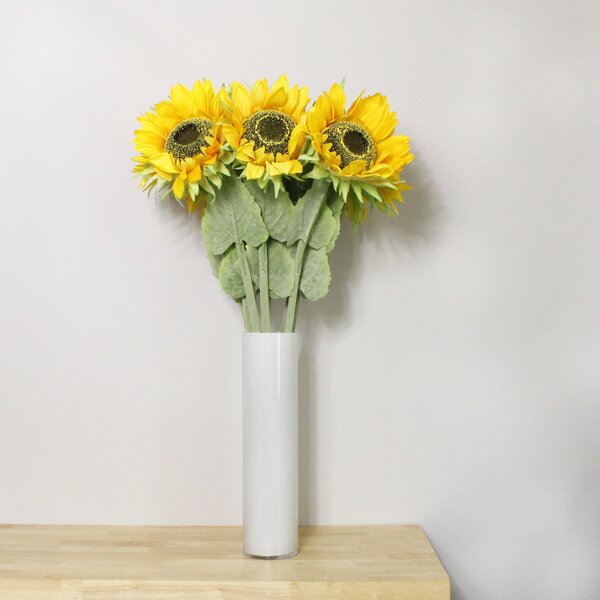 Sunflower Yellow Stem 80cm Yellow
