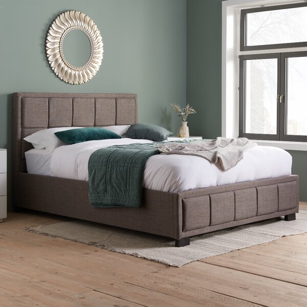 Hannover Fabric Bed Frame Grey