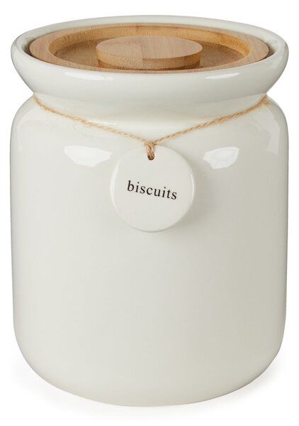 Hang Tag Biscuit Canister Cream