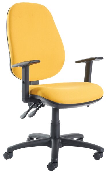 Gilmour Extra High Back Operator Chair With Height Adjustable Arms, Scuba