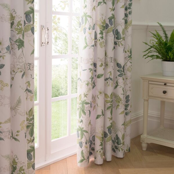 Dorma Botanical Garden Blackout Pencil Pleat Curtains