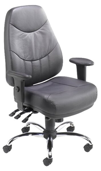 Nive High Back Leather Operator Chair