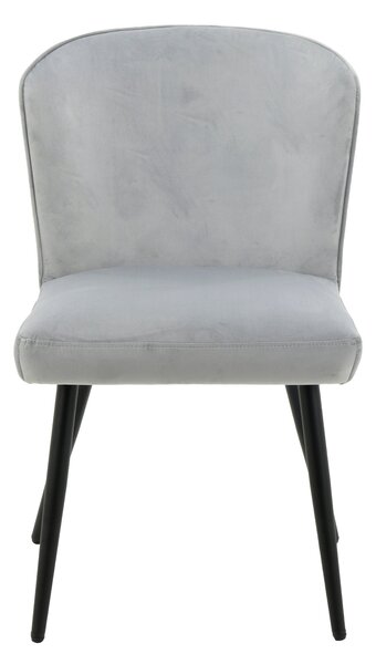 Marissa Dining Chair, Velvet Grey