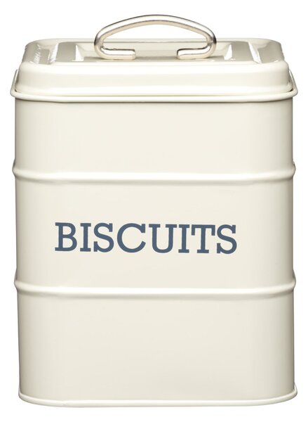 Cream Biscuit Storage Tin Cream