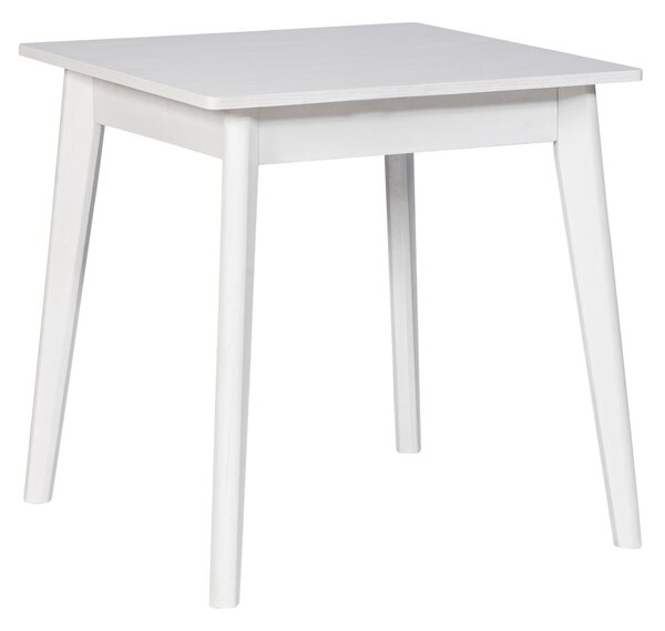 Aster 2 Seater Square Dining Table With Storage, Oak White