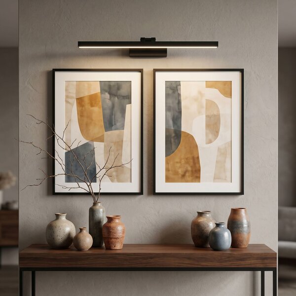 Bathroom LED wall sconce APP1868-1W 80 cm Black