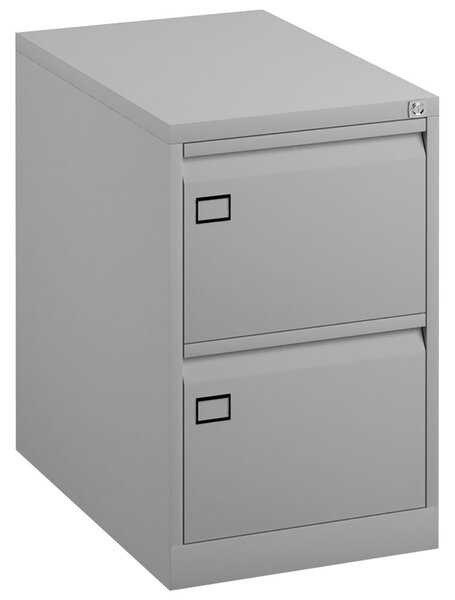 Bisley Economy Filing Cabinet (Swan Handle), Grey