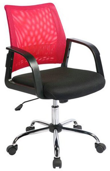 Calypso Mesh Back Operator Chair, Raspberry