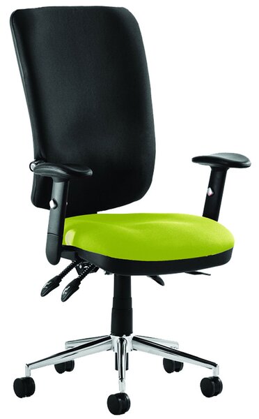 Praktikos High Back Posture Operator Chair Black Back, Madura