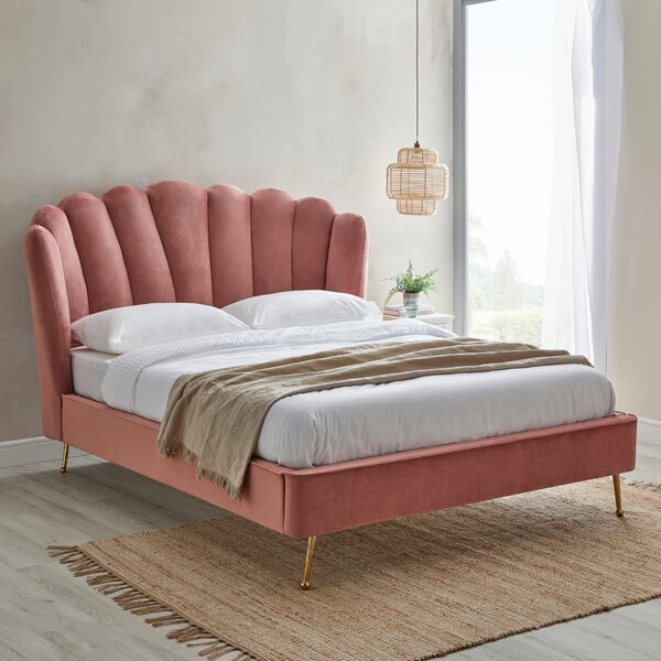 Vivian Bed Frame Pink