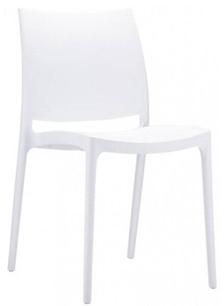 Pack Of 4 Visage Bistro Chairs , White