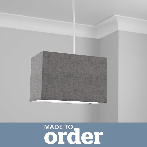 Made To Order Rectangle Shade Grey