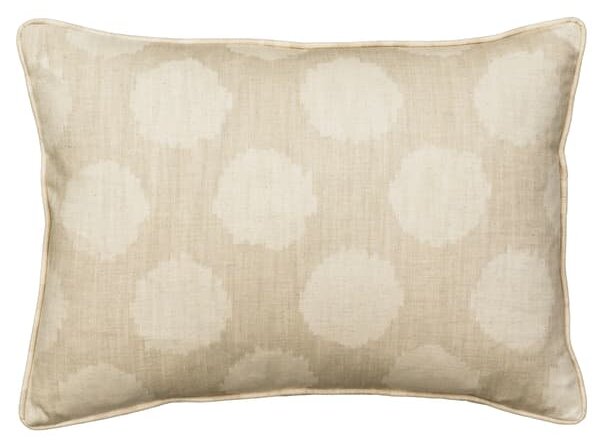 Beehive Stone, Sustainable Feather, Cushion - Andrew Martin Eco-conscious & Cotton & Cotton Blend & Linen & Linen Blend Floral & Geometric