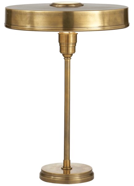 Carlo Table Lamp Brass, Desk Lamp, Hand-Rubbed Antique Brass - Andrew Martin