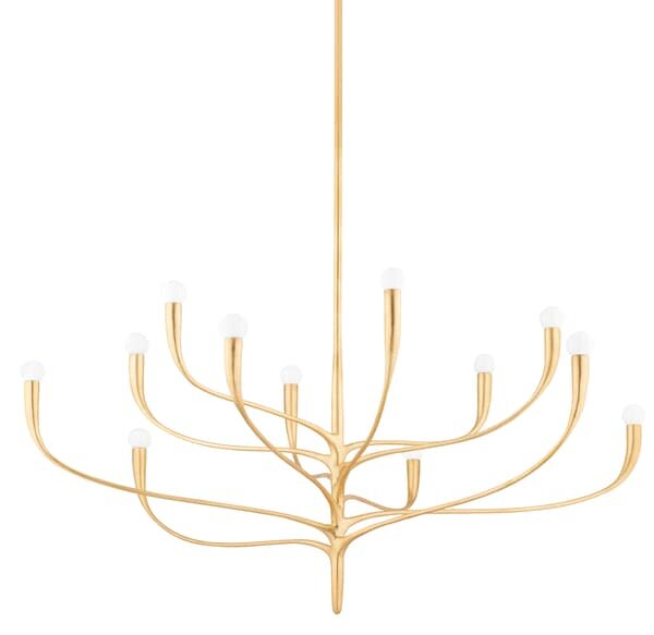 Labra Chandelier, Large, Gold - Andrew Martin