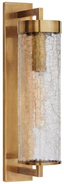 Liaison Linear Wall Light Brass, Wall Light, Antique-Burnished Brass - Andrew Martin