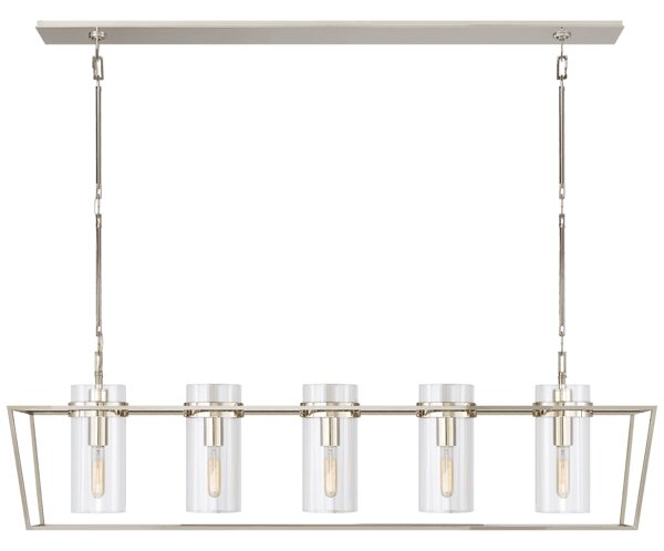 Presidio Pendant Nickel, Pendant Light, Polished Nickel - Andrew Martin