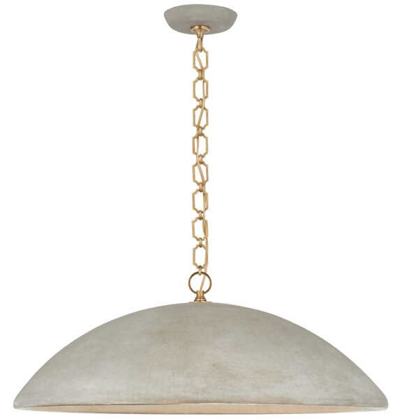 Elliot Pendant Light, Grey - Andrew Martin