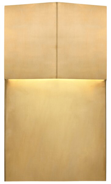 Rega Wall Light Brass, Wall Light, Antique-Burnished Brass - Andrew Martin