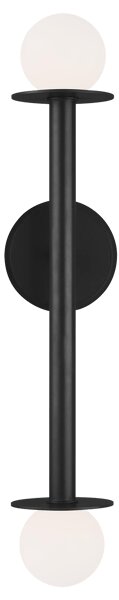 Nodes Double Wall Light Midnight Black, Wall Light - Andrew Martin