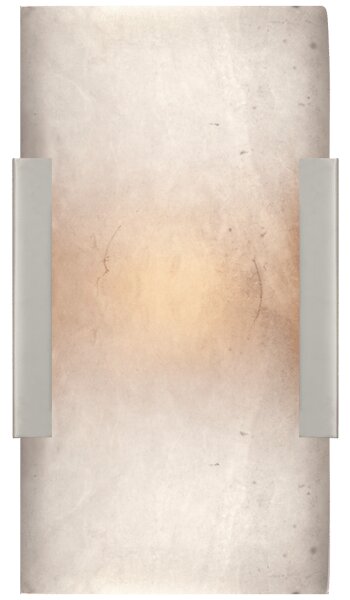 Covet Wide Wall Light Nickel, Wall Light, Polished Nickel - Andrew Martin