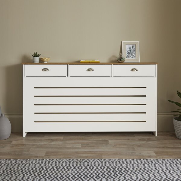 Banbury Large Radiator Cover Cream