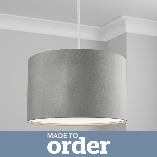 Made To Order Cylinder Shade Renzo Pewter