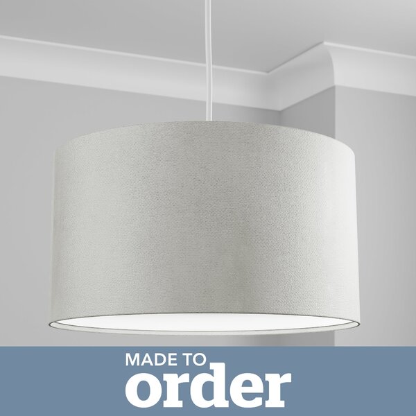 Made To Order Cylinder Shade Silver