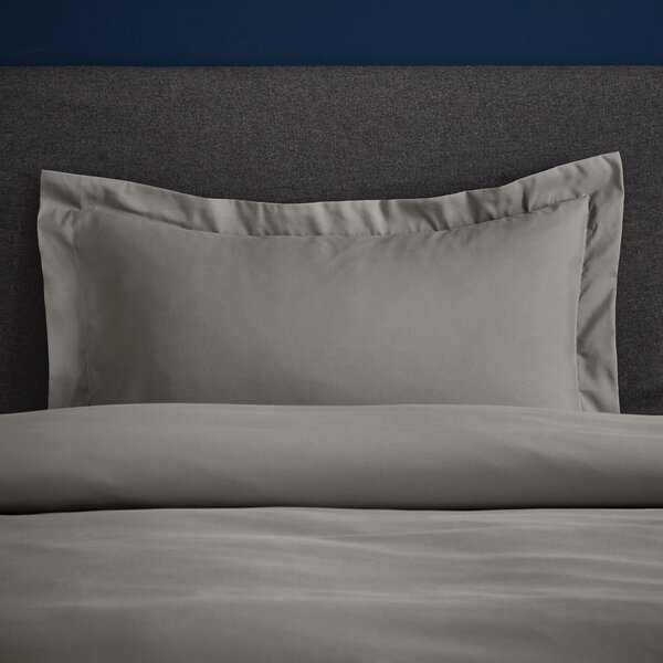 Fogarty Soft Touch Slate Grey Oxford Pillowcase grey