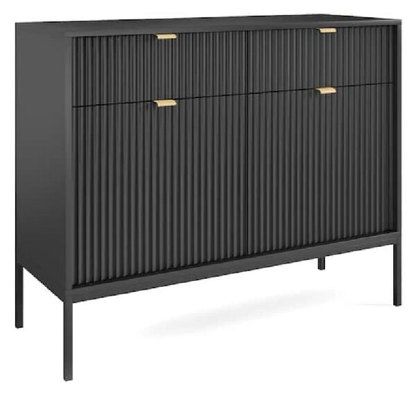 Napa Wooden Sideboard With 2 Doors 2 Drawers In Matt Grey