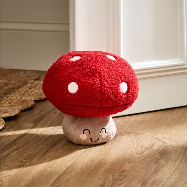 Millie the Mushroom Doorstop Red