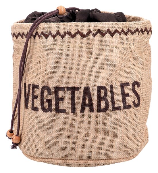 KitchenCraft Hessian Vegetable Preserving Bag Brown
