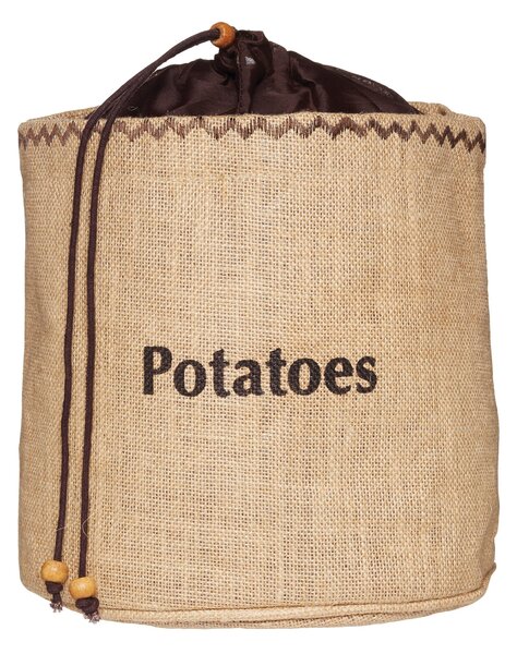 KitchenCraft Hessian Potato Preserving Bag Brown